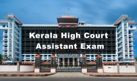 Kerala High Court Assistant Exam Kerala High Court Assistant Exam